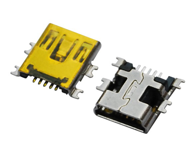 MINI USB 5F B TYPE SMT沉板 1.67，，，，1.0